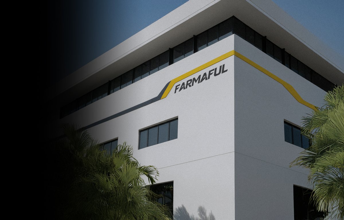 Fachada da fábrica Farmaful